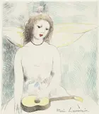 Marie Laurencin, original color, etching