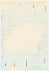 Stanley Boxer, Untitled Abstract, 1990, lithograph printed in colors, pencil