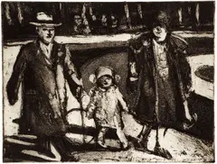 In The Park, In The Park by Sidney Chafetz, etching and aquatint, offered Sep 2021