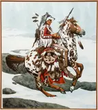 Bev Doolittle, Guardian Spirits - a set of 2 prints, 1987, color lithos, both signed and numbered from an edition of 13,238 in, pencil lower right, prints