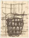 Aaron Fink, Untitled (Grapes), 1992, etching on paper, pencil
