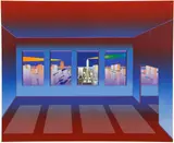 Jean-Michel Folon, Je Vous Ecris de New York, c.1986, color