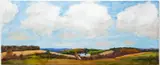 Charles Bud Gibbons, Double sided painting: Landscape and The Two Boys