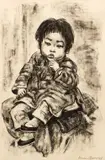 Marion Greenwood, 3 orig lithographs "Daydream", "Mi Nino" , and "The Jade Bracelet" Lithographs, approximately 14 x 10.5 inches, all