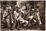 Marion Greenwood, Haitian Musicians, c.1950s