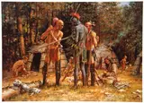 Robert B. Griffing, Preparing to Meet the Enemy, lithograph printed in colors on Paper