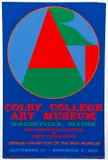 Robert Indiana, Colby College Art Museum Poster, 1973, orig, serigraph printed in colors, from an