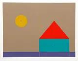 Kyohei Inukai, Under the Sun, 1978, serigraph printed in colors, pencil