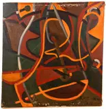 John Kazann, Untitled Musical Abstract, 1954, oil on canvas