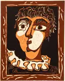 Bob La Bobgah, Young Clown, color, serigraph