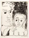 Bob La Bobgah, Man and Woman, serigraph