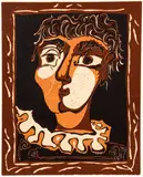 Bob La Bobgah, Young Clown, color, serigraph