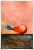 Norman Laliberté, Untitled (Pear), undated, intaglio and, aquatint