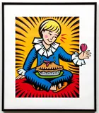 Burton Morris, Jack Horner, digital print, 18 x 16 inches (sight)