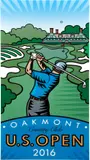 Burton Morris, Oakmont Country Club U.S. Open 2016 Poster, Poster, 34 x 20.5 inches, signed in white