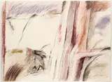 Albert Ràfols-Casamada, Composition, 1975, lithograph printed in colors