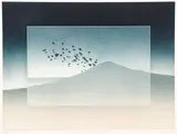 Jean Solombre, Trois Mouvements Lents, 1985, color, aquatint etching, pencil