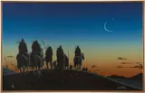 Donald Vann, Winter Journey, 1987, lithograph printed in colors