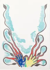 Surfacing Images by Joe Zucker, 1982, lithograph printed in colors, pencil, offered Sep 2021