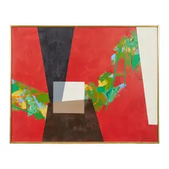 Rondo by Jeannette Judson, 1966, oil on canvas with collage, [approximate dimensions -, offered Jan 2026