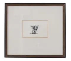 Featured in this lot is this India by Edward Borein, Ink, offered Jun 2023