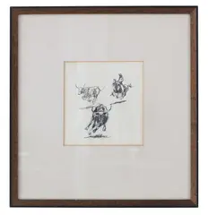 Featured in this lot is this India by Edward Borein, Ink sketch, offered Jun 2023