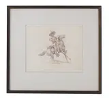 Edward Borein, Featured in this lot is this, etching
