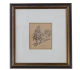 Edward Borein, Sketch, Original Pencil