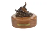 Dave Hodges, Featured in this lot is this, bronze sculpture
