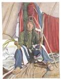 Untitled by Errol Standing, oil of chief enemy killer, offered Mar 2023