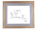 Untitled by William T. Zivic, lithograph from 1976, offered Mar 2023