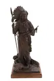Peter M. Fillerup, This is an exceedingly rare and large original, bronze sculpture