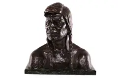 Olympio Brindesi, Untitled, bronze 1920
