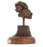 Indian Head with Roach by Charles Marion Russell, bronze, offered Jan 2023