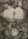 Philippe Mohlitz, - ''L'Epouvantail''-, etching, 1977