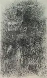 Gabor Peterdi, - ''The Murdered In The Cathedral'' (Johnson 217)-, etching and aquatint, 1964
