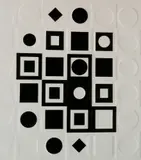 Victor Vasarely, - ''G-FF''-, serigraph with embossing, 1968