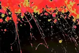 Walasse Ting, - ''Fireworks''-, lithograph in colors, 1973