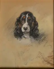 - ''GEM''- by Lucy Dawson, pastel on paper, 1948, offered Mar 2019