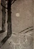 Marguerite Kirmse, - ''Moonlight''-, etching