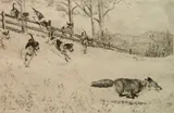 Marguerite Kirmse, - ''Full View''-, etching