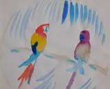 Joseph B. O'Sickey, - ''Two Parrots''-
