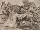 Francisco De Goya, - ''Farandula de Charlatones'' (Harris 195)-, etching and aquatint, Pl. 75 from ''Los Desastres de la Guerra'', 7th