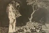 Francisco De Goya, - "Folly of Fear" (Harris 249)-, etching and aquatint