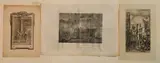 Charles Méryon, - ''La Rue des Toiles, a Bourges'' (Schneiderman 31 ix/IX)-