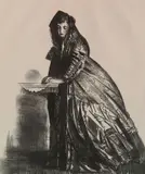 George Bellows, - ''The Actress'' (Mason 178)-, lithograph, 1923-24