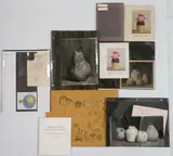 Robert Kulicke, - Pear Jewel-, graphite sketch on paper; together with additional ephemera on the artist