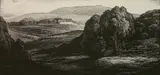 Thomas Willoughby Nason, - ''Upland Pastures'' (Comstock 151)- wood, engraving, 1934