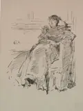 James A. M. Whistler, - ''La Robe Rouge'' (Way 68)-