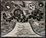 Pierre Alechinsky, - ''Au Fil du Bois''-